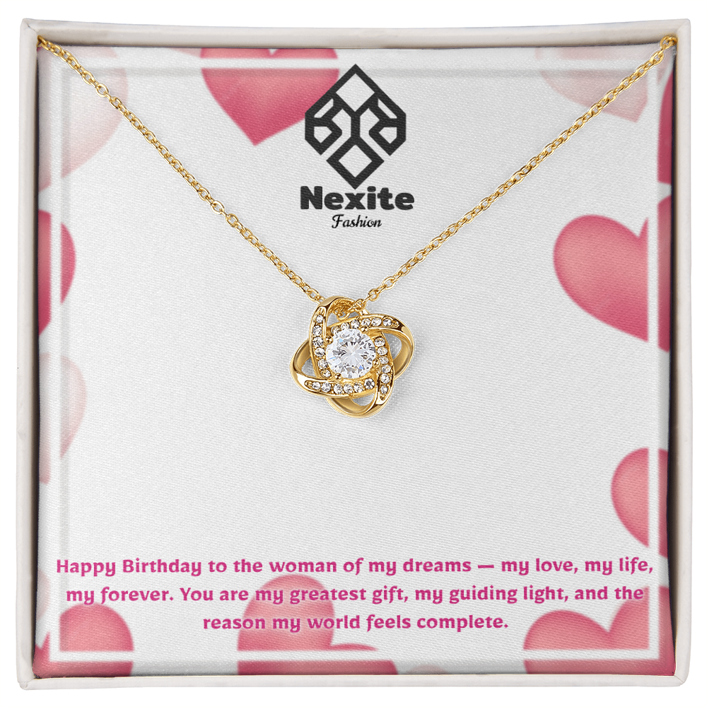 Nexite Love Knot Necklace – A Symbol of Endless Love for Your Wife