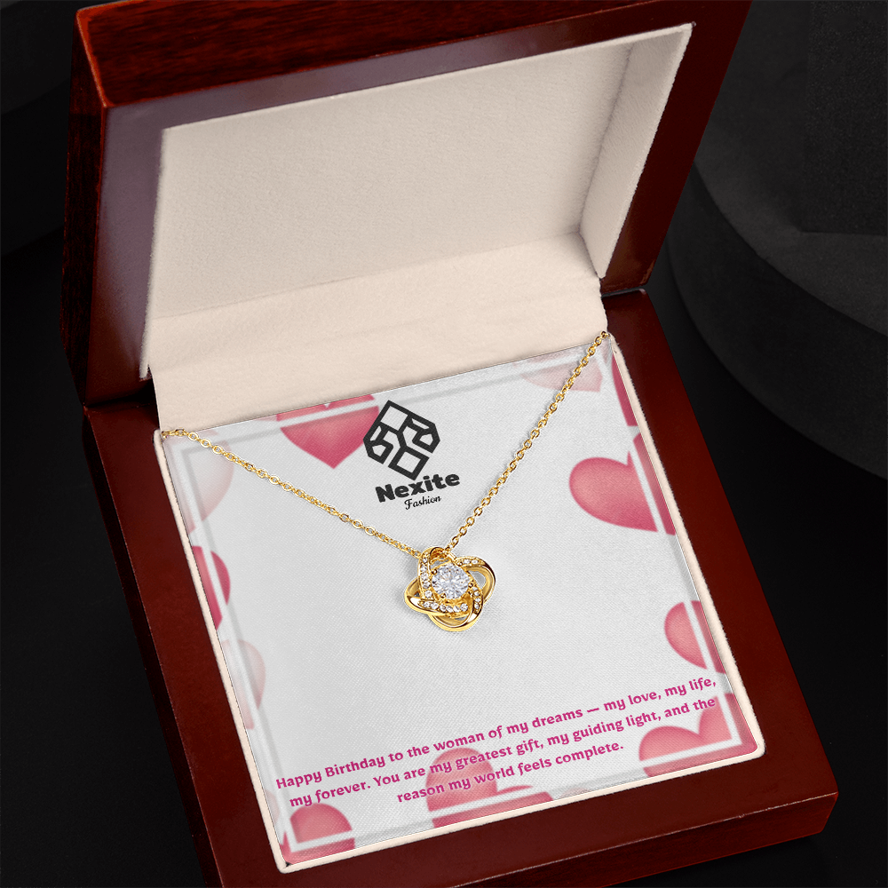 Nexite Love Knot Necklace – A Symbol of Endless Love for Your Wife