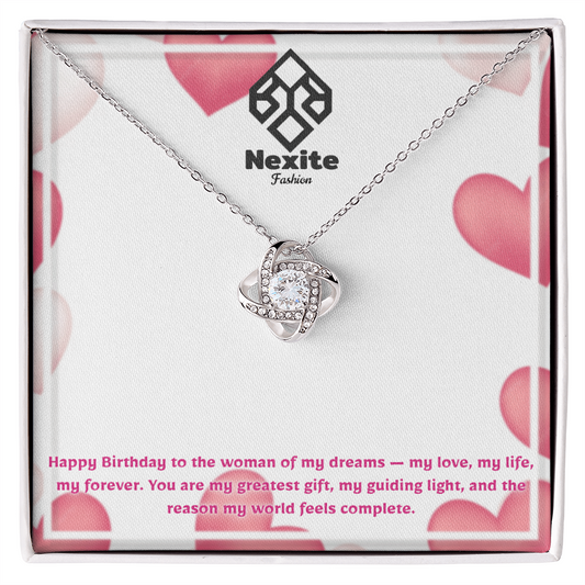 Nexite Love Knot Necklace – A Symbol of Endless Love for Your Wife