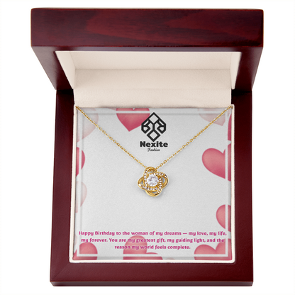 Nexite Love Knot Necklace – A Symbol of Endless Love for Your Wife
